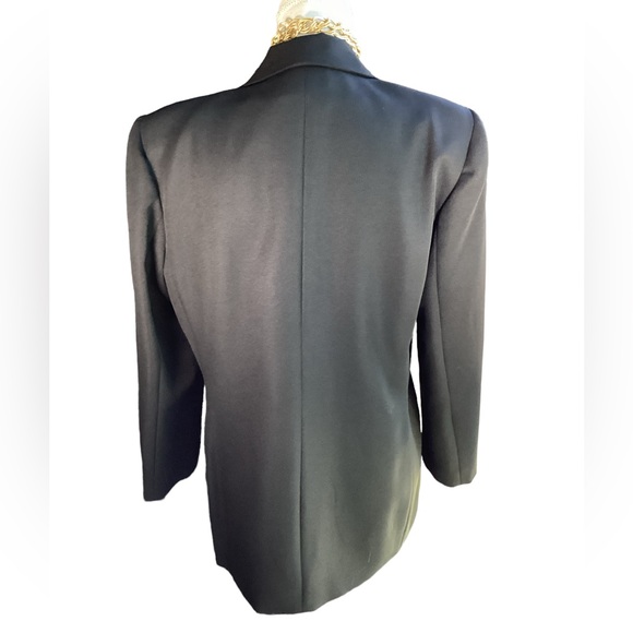 Vintage 1980’s Black & Gold Blazer. B30 - Picture 3 of 15